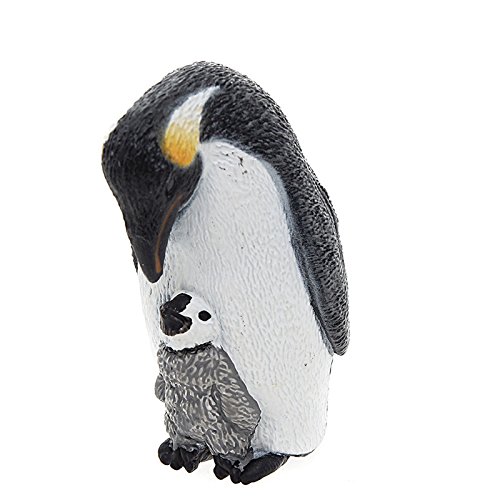 Schleich Emperor Penguin with Chick Toy Figure