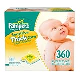 Pampers Sensitive Thick Baby Wipes (360 Ct)