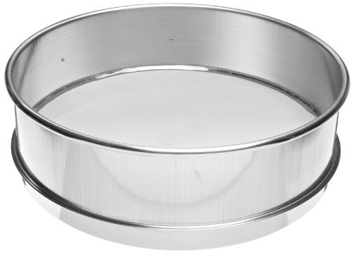 Advantech Stainless Steel Test Sieves, 12" Diameter, #325 Mesh, Full Height