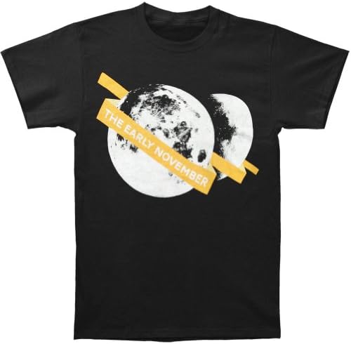 Early November Men's Moons T-shirt XX-Large Black