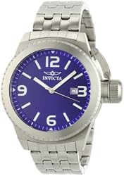 Invicta Men's 0988 Corduba Blue Dial Stainless Steel Watch
