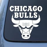 CHICAGO BULLS - Vinyl Decal Sticker #A1339 | Vinyl Color: White