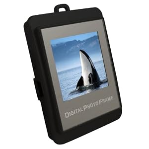 FoneM8 - Black Digital Photo Frame Keyring - 32MB Stores Over 400 Images