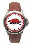 Arkansas Razorbacks Rookie Men's Leather Watch