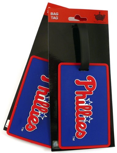 Philadelphia Phillies Two Pack Soft Laser Bag Tag