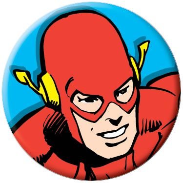  DC Comics The Flash Button 81070 [Toy]