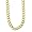 Men's 14k Yellow Gold 7mm Cuban Chain Necklace, 20"