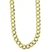 14k Yellow or White Gold Cuban Chain Necklace