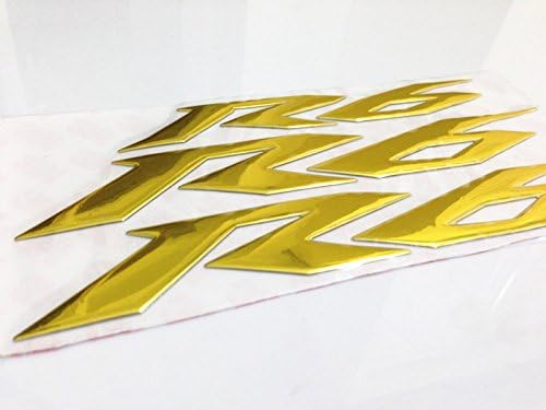 3d Emblem Gas Tank Sticker Decal for Yamaha YZF R6 Gold