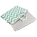 Mosiso Chevron Handbag Carrying Case for 14 Inch Laptop, Light Blue