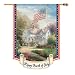 Thomas Kinkade Happy Fourth of July Flag Banner