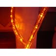 25Ft Rope Lights; 3Wires Orange Chasing LED Rope Light Kit; Christmas Lighting; outdoor rope lighting