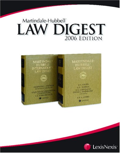 City Travel Guides Discounted  Books : Martindale-Hubbell Law Digest: Chile
