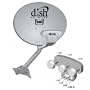 Dish Network 1000.2 Dish 110, 119, 129 Satellites High Definition Dish