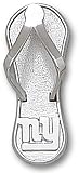 Womens NFL New York Giants "Ny" Flip Flop Pendant