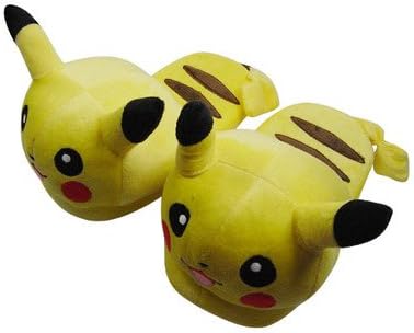 L One Pair Pokemon Pikachu Soft Plush Stuffed Slipper