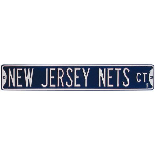 New Jersey Nets Authentic Street Sign