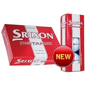 Srixon Distance Men's Golf Balls - White , 12 Pack