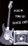 Plug In, Tune Up, Rock Out (Guitar & Amp) Art Poster Print - 24x36 Poster Print, 24x36