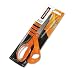 Fiskars 94517797 Stainless steel offset scissors, right hand, 8 long, 3-1/2 cut, orange handles