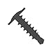 Small Parts 1020KPMB Steel Self-Drilling Screw, Black Phosphate Finish, Modified Truss Head, Phillips Drive, #3 Drill Point, #10-16 Thread Size, 1-1/4