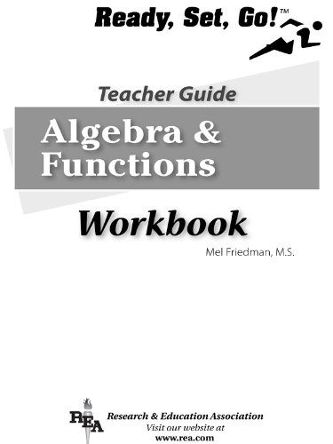 Algebra & Functions Workbook: Teacher Guide (Mathematics Learning and Practice)