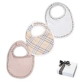 [セット品] ギフトラッピング済 バーバリー チルドレン 国内正規品 ベイビーギフトセット ベイビービブ 3枚 チェック コットン ツーピース BURBERRY(バーバリー) (OS（6ヶ月～24ヶ月