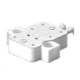 Ceramic Miniature Bi-Pin Eared Rectangular Socket for MR16 Light Bulbs