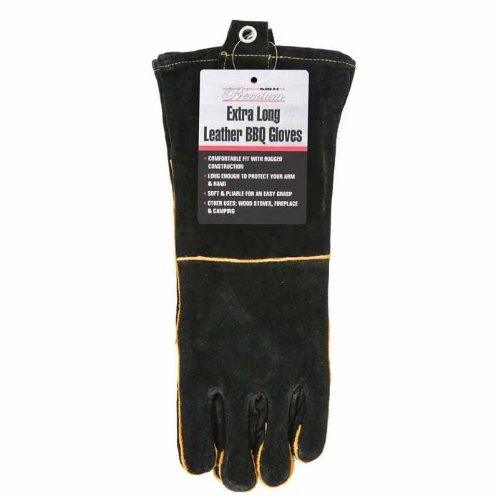 Mr. Bar-B-Q Leather Barbecue Gloves Jardin, Pelouse, Entretien