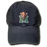 FITTED WASH CAP HAT MARSHALL THUNDERING HERD BLUE X-LG