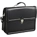 AmeriLeather APC Savvy Leather Executive Briefcase (Black)