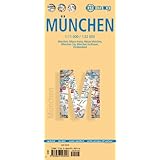 laminated munich map by borch english edition
