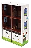 Krooom Naggie Bookcase with 2 Storage Boxes Eco Friendly Functable Children ....