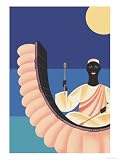 African Rhythm Art Giclee Poster Print by Frank Mcintosh, 9x12