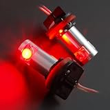 2 X H8 SMD 6W Diamond Red LED Angel Eye Head Light Headlamp Bulbs With Xenon System... by Astra Security