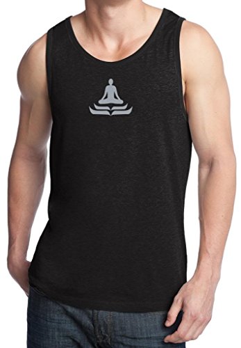 Yoga Clothing For You Mens Lotus Pose Cotton Tank Top