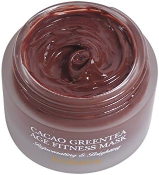ELISHACOY Cacao Green Tea Age Fitness Mask 70g (1Pack:Net)