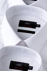 3 Pack Slim Fit Easycare Plain Shirts