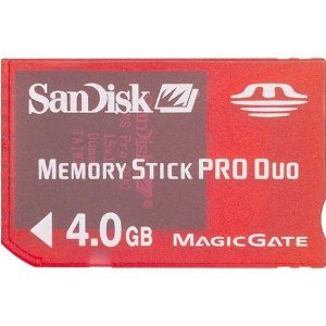 Sanddisk Memory Stick 4 GB for PlayStation Portable by Playstation