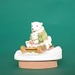 Polar Bears Candle Topper by Annalee Polar Bears Candle Topper by Annalee