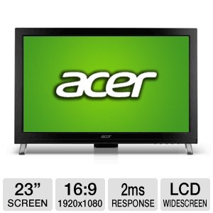 Acer T231H BMID 23-Inch Ergonomic Multi-Touch Display Monitor