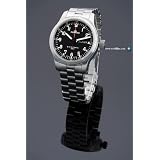 Fortis B-42 Pilot Professional Day Date Steel 42mm Watch - Black Dial, Stainless Steel Bracelet... by Fortis