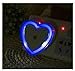 Set of 4 Smart Control Sensor LED Night Light with Dusk to Dawn Sensor for Kid's Baby Room, Bedside,corridor,indoor, Bedroom,Wall and Christmas, Festivals (Heart shape)