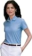 Devon & Jones Ladies' Recycled Fiber Pima Melange Pique Polo