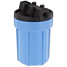 Pentek 158138 1/4" #5 Slim Line Blue Filter Housing
