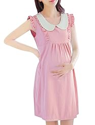 Sleeveless Tank  General Print Cotton/Polyester  Dress With Ruffles