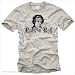 36 - Musik T-Shirt f�r Herren/M�nner - Logo: LUDWIG VAN BEETHOVEN ROCK�N ROLL - Shirt Farbe: grau - Print: Siebdruck - Druck Farbe: schwarz - Gr��e: XL extra large - Material: 100% Baumwolle - Label & Designer: ThirtySix T-Shirts - Style: vintage Design - Motiv: Chuck Berry