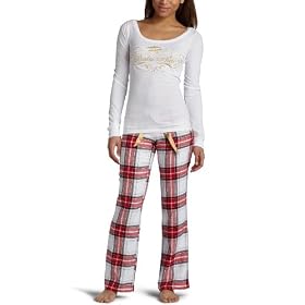Buy Baby Phat Ladies L S Tee With Flannel Pj Pant