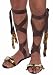 Viking Caveman Voodoo Medicine Man Sandals Costume New