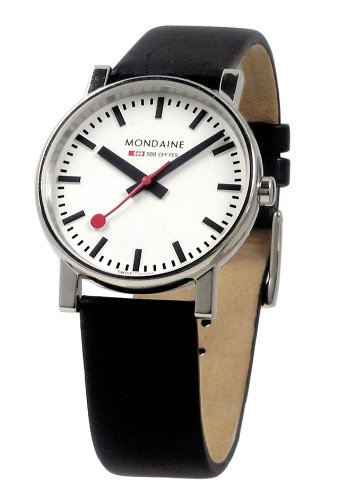 Mondaine Men's A658.30300.11SBB Quartz Evo Leather Band Watch